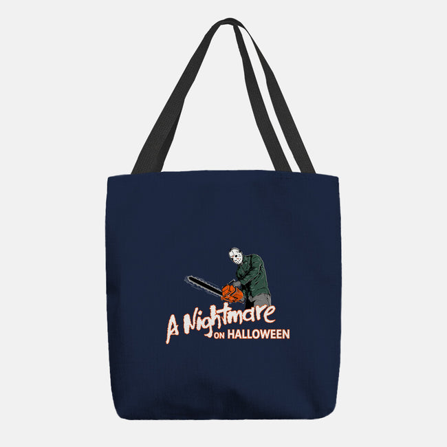 A Nightmare On Halloween-none basic tote bag-goodidearyan