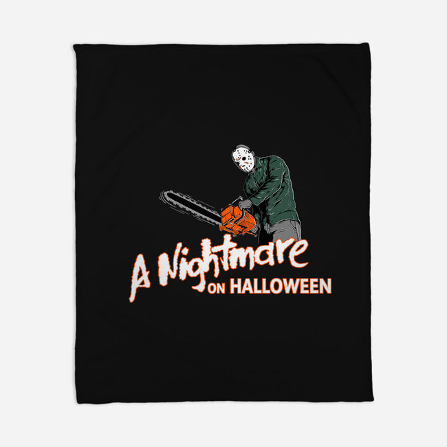 A Nightmare On Halloween-none fleece blanket-goodidearyan