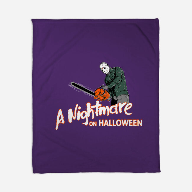 A Nightmare On Halloween-none fleece blanket-goodidearyan