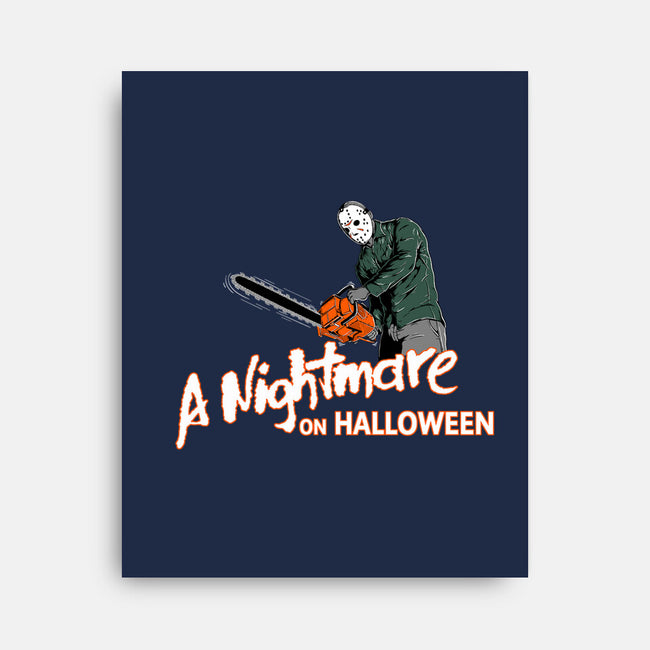 A Nightmare On Halloween-none stretched canvas-goodidearyan