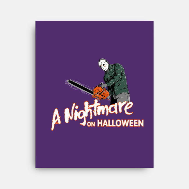 A Nightmare On Halloween-none stretched canvas-goodidearyan