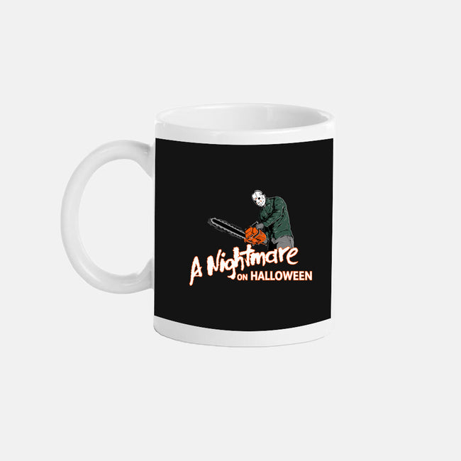 A Nightmare On Halloween-none mug drinkware-goodidearyan