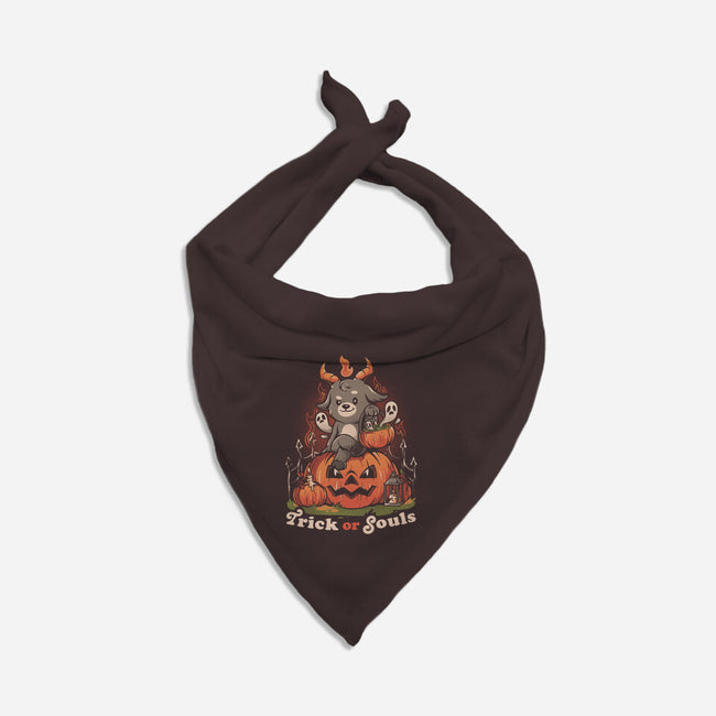Trick Or Souls-dog bandana pet collar-eduely
