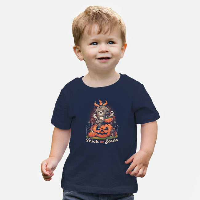 Trick Or Souls-baby basic tee-eduely