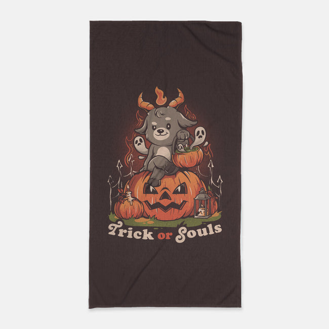 Trick Or Souls-none beach towel-eduely