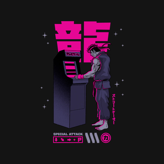 Street Gamer-womens v-neck tee-retrodivision