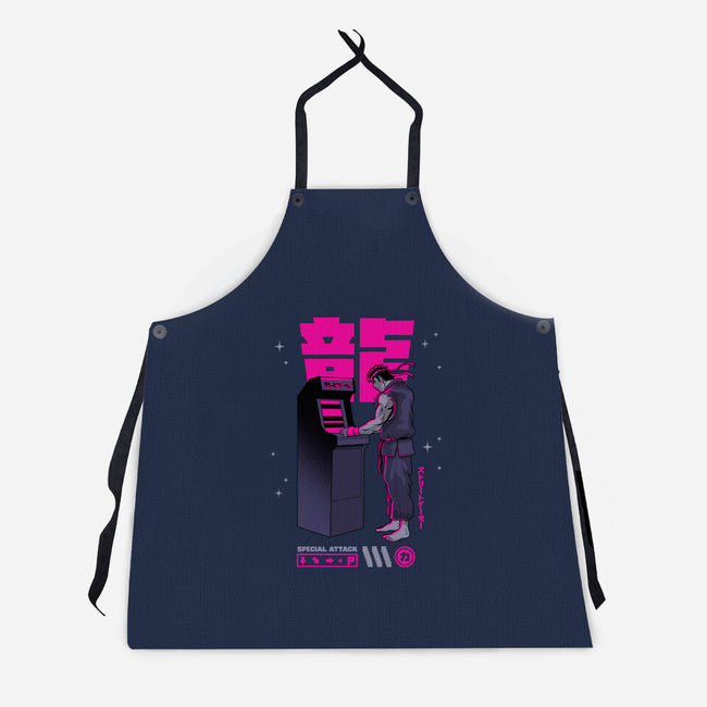 Street Gamer-unisex kitchen apron-retrodivision