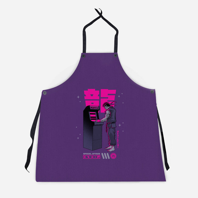 Street Gamer-unisex kitchen apron-retrodivision