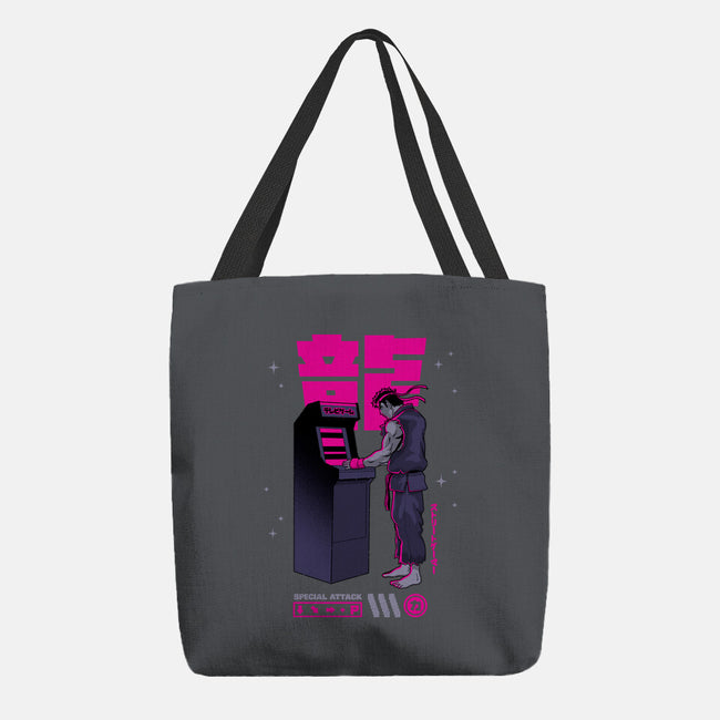 Street Gamer-none basic tote bag-retrodivision