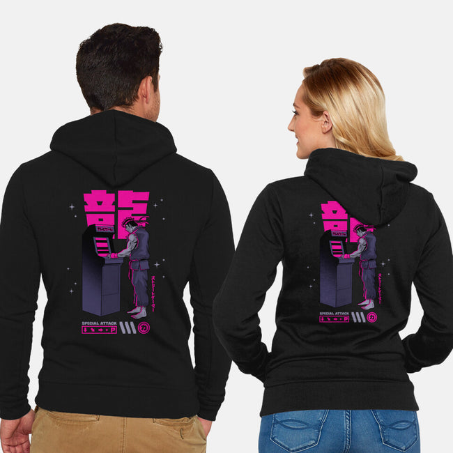 Street Gamer-unisex zip-up sweatshirt-retrodivision
