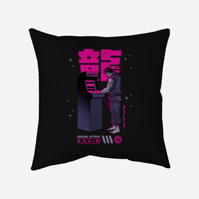 Street Gamer-none removable cover w insert throw pillow-retrodivision