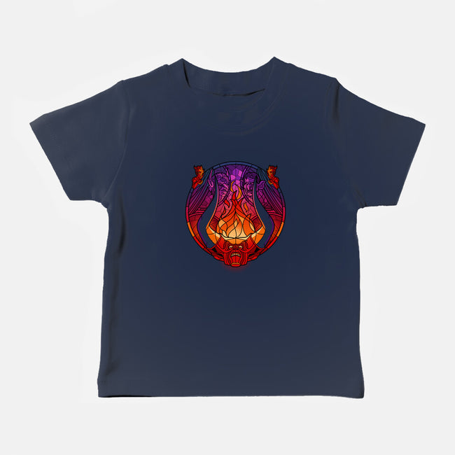 Stained Glass Darkness-baby basic tee-daobiwan