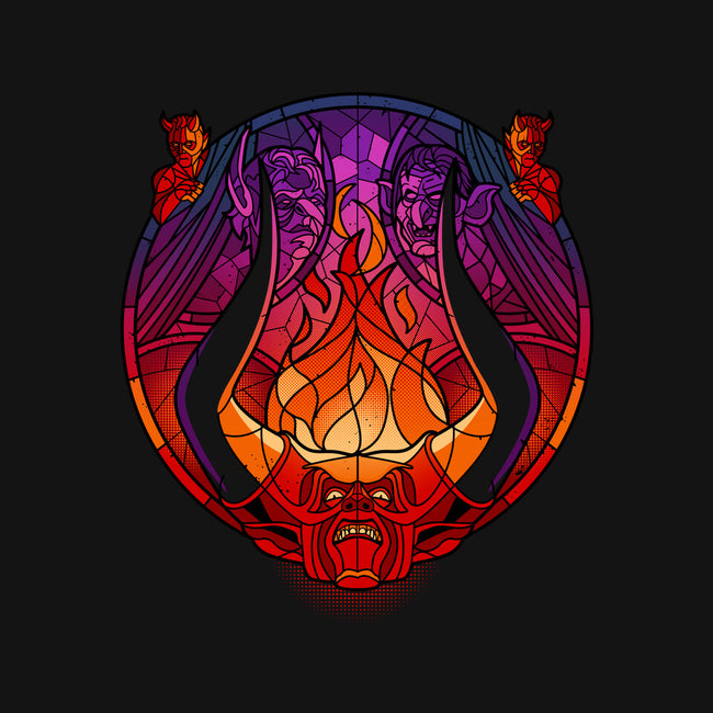 Stained Glass Darkness-none glossy sticker-daobiwan