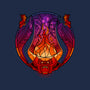 Stained Glass Darkness-none basic tote bag-daobiwan