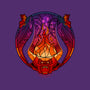 Stained Glass Darkness-none removable cover w insert throw pillow-daobiwan