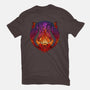 Stained Glass Darkness-womens basic tee-daobiwan
