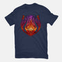 Stained Glass Darkness-womens basic tee-daobiwan