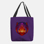 Stained Glass Darkness-none basic tote bag-daobiwan