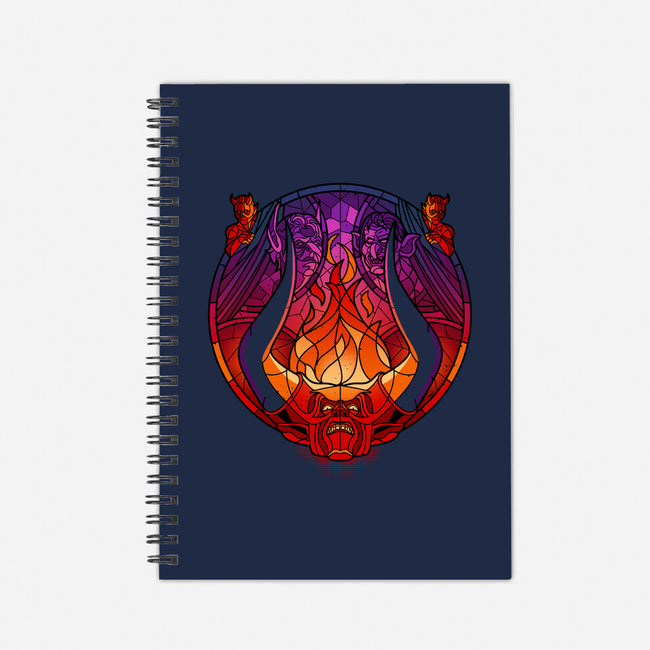 Stained Glass Darkness-none dot grid notebook-daobiwan