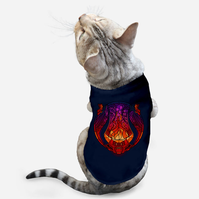 Stained Glass Darkness-cat basic pet tank-daobiwan
