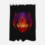 Stained Glass Darkness-none polyester shower curtain-daobiwan