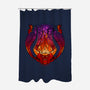 Stained Glass Darkness-none polyester shower curtain-daobiwan