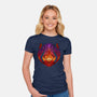 Stained Glass Darkness-womens fitted tee-daobiwan