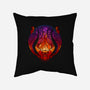 Stained Glass Darkness-none removable cover w insert throw pillow-daobiwan