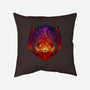 Stained Glass Darkness-none removable cover w insert throw pillow-daobiwan
