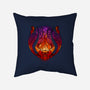 Stained Glass Darkness-none removable cover w insert throw pillow-daobiwan