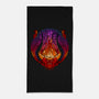 Stained Glass Darkness-none beach towel-daobiwan