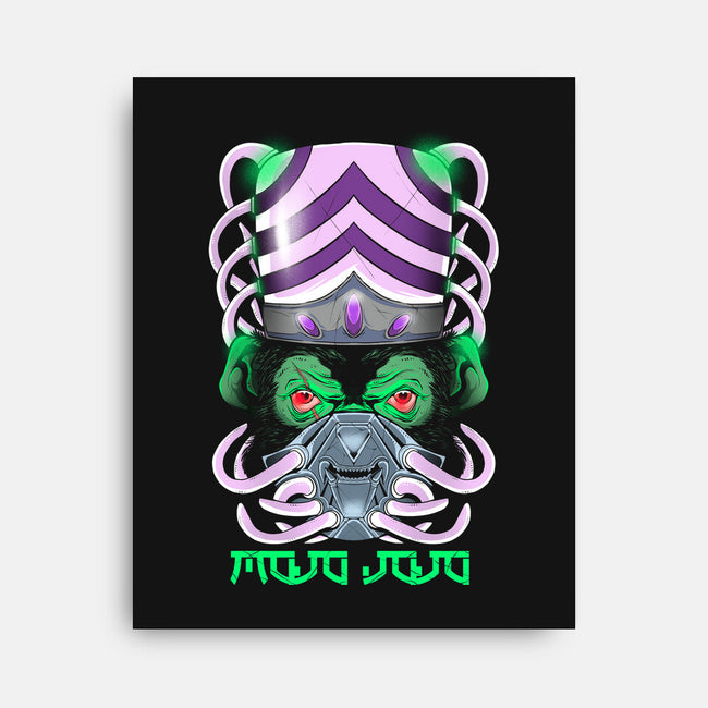 Crazy Monkey-none stretched canvas-Conjura Geek