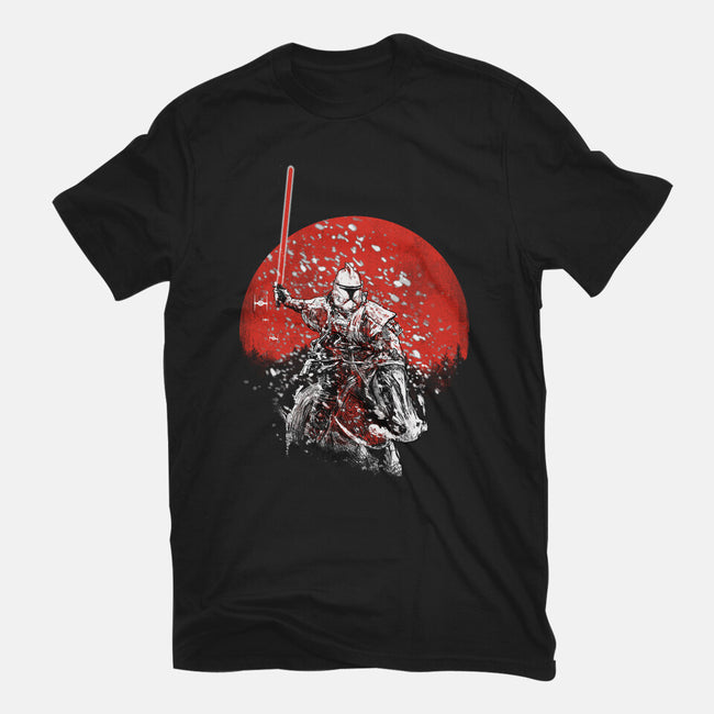 Samurai Trooper-womens fitted tee-kharmazero
