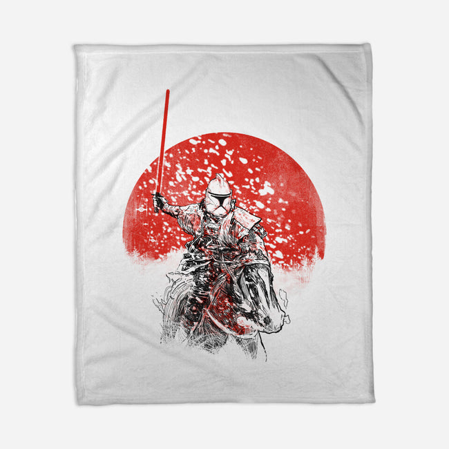 Samurai Trooper-none fleece blanket-kharmazero