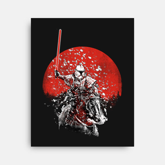 Samurai Trooper-none stretched canvas-kharmazero