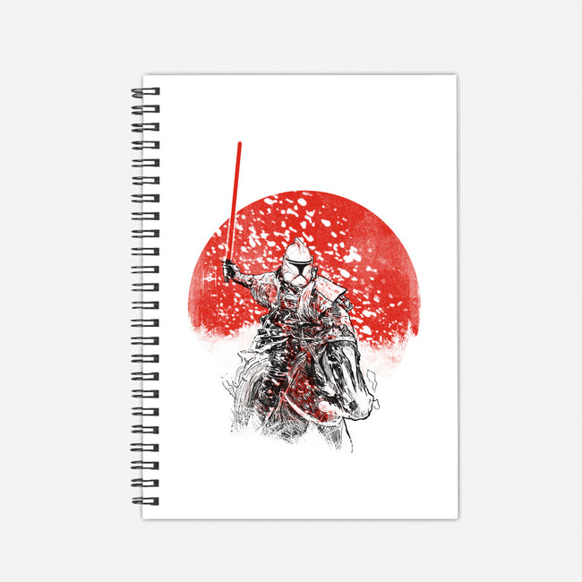 Samurai Trooper-none dot grid notebook-kharmazero