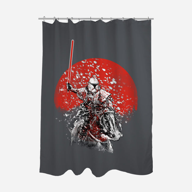 Samurai Trooper-none polyester shower curtain-kharmazero