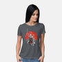 Samurai Trooper-womens basic tee-kharmazero