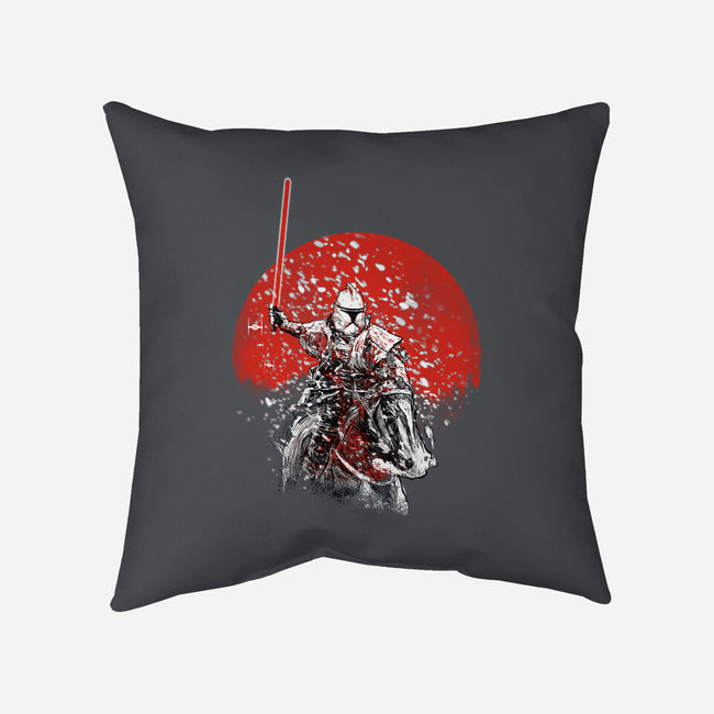 Samurai Trooper-none removable cover throw pillow-kharmazero