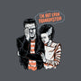 I'm Not Even Frankenstein-none removable cover w insert throw pillow-momma_gorilla