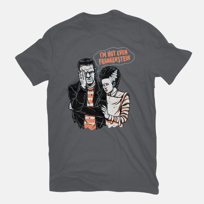 I'm Not Even Frankenstein-unisex basic tee-momma_gorilla