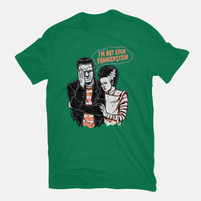 I'm Not Even Frankenstein-unisex basic tee-momma_gorilla