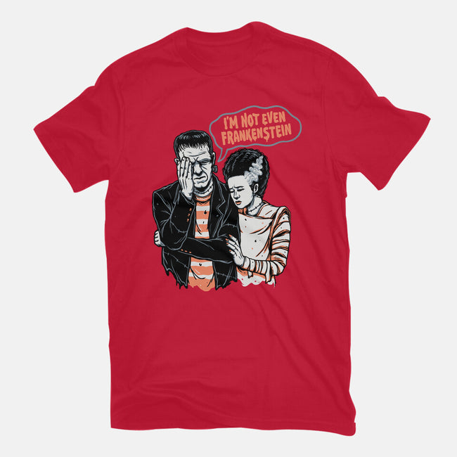 I'm Not Even Frankenstein-womens basic tee-momma_gorilla