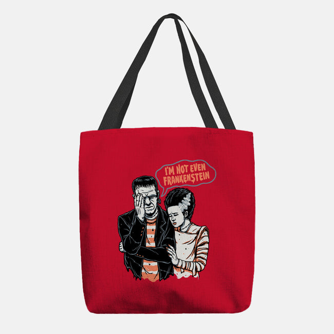 I'm Not Even Frankenstein-none basic tote bag-momma_gorilla