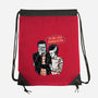 I'm Not Even Frankenstein-none drawstring bag-momma_gorilla