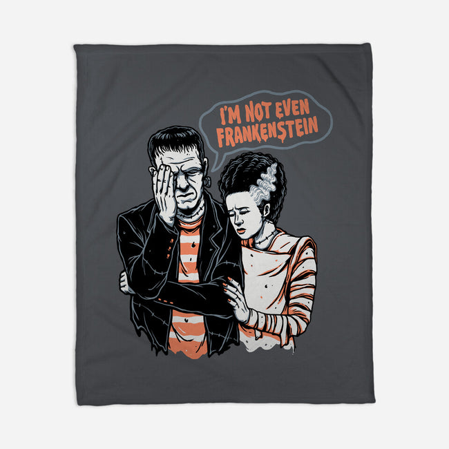 I'm Not Even Frankenstein-none fleece blanket-momma_gorilla