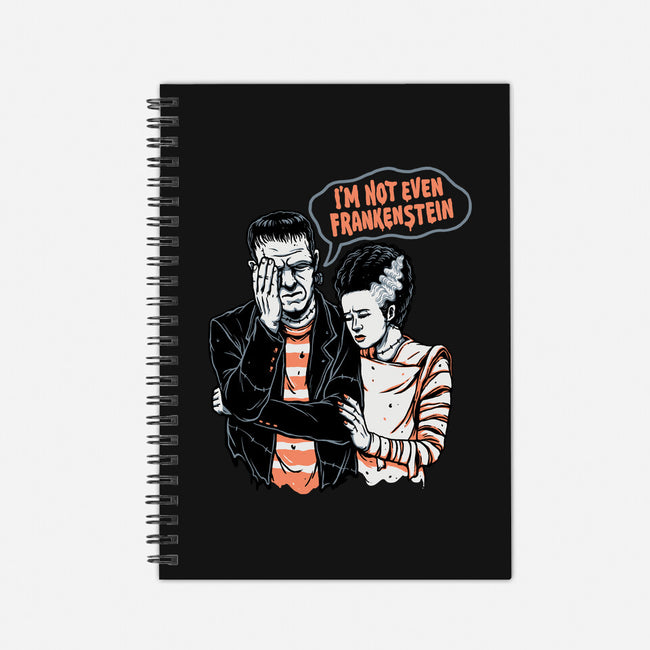 I'm Not Even Frankenstein-none dot grid notebook-momma_gorilla