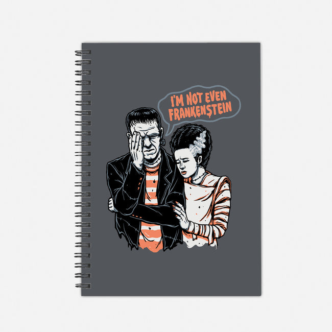 I'm Not Even Frankenstein-none dot grid notebook-momma_gorilla