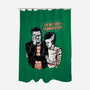 I'm Not Even Frankenstein-none polyester shower curtain-momma_gorilla