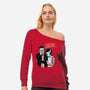 I'm Not Even Frankenstein-womens off shoulder sweatshirt-momma_gorilla